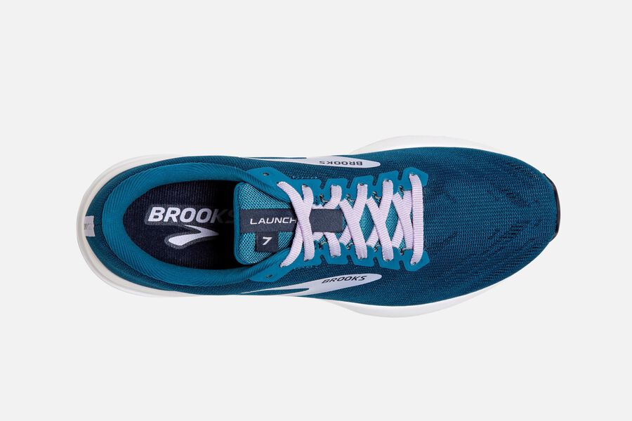 Brooks Launch 7 Road Loopschoenen Dames - Blauw/Zilver - 152769MGU